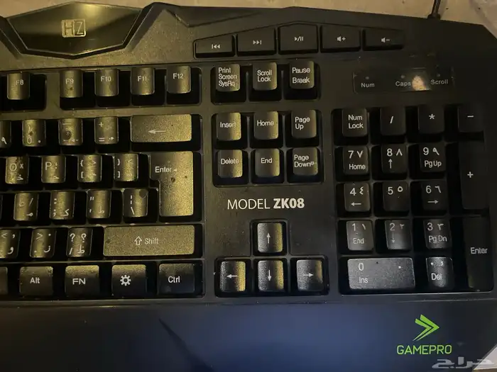 كيبورد GAMEPRO نظيف ويشبك على لبتوب وبيسي وسوني واكس بوكس 1