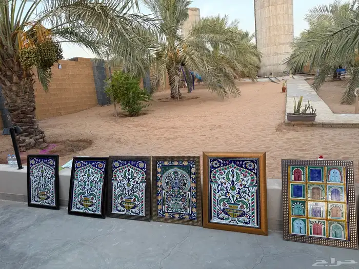 لوحات فنية رسم على السراميك 7
