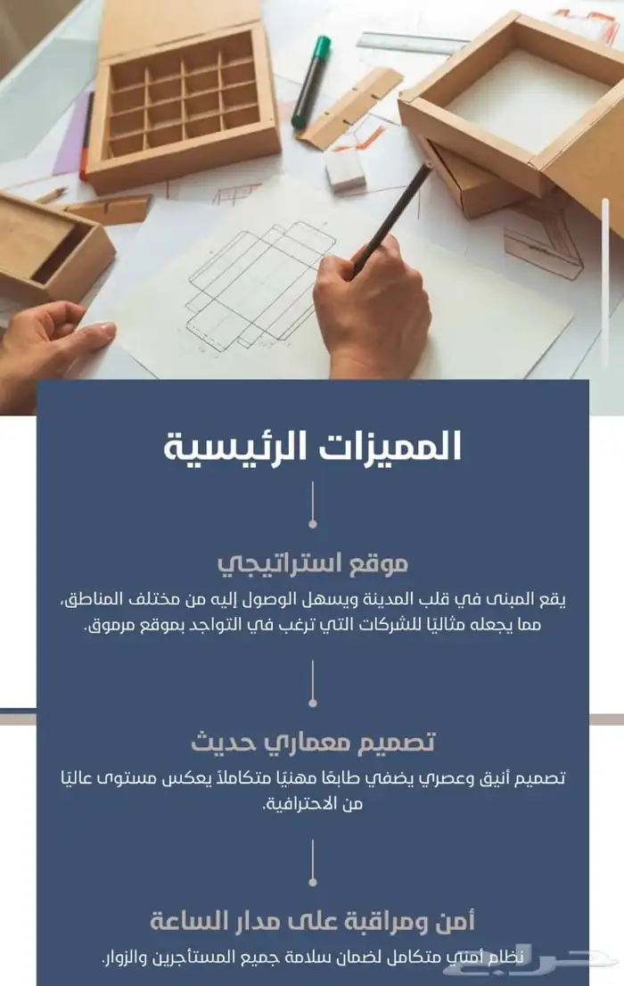 مكاتب ومعارض إداريه للايجار حي الياسمين 1