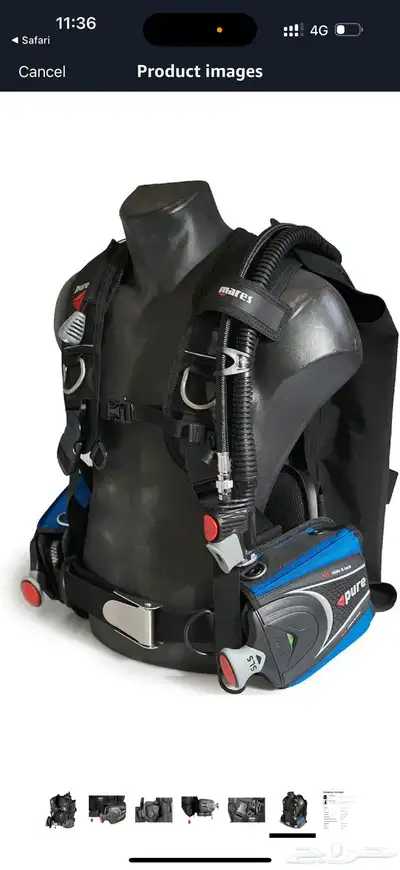 BCD PURE MARES جاكت غوص مارس بيور 1