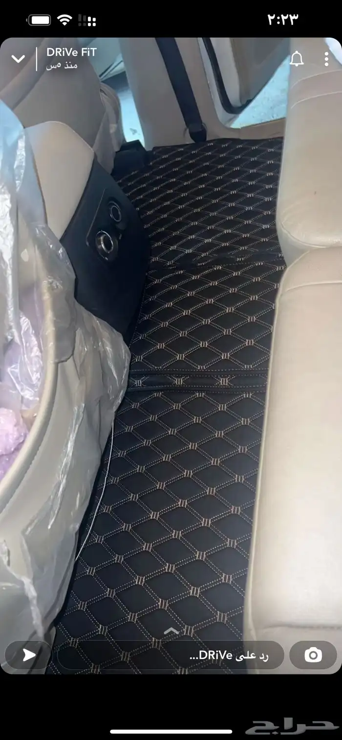 ارضيات جلد سماكة 12 لجميع السيارات ضمان سنتين 13