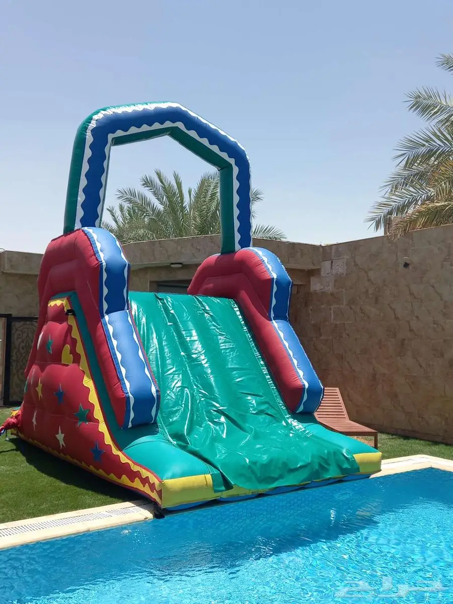 نطيطات تأجير زحليقه مائيه ملعب صابوني 4
