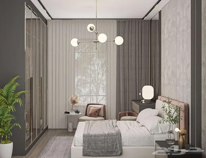 مهندس تصميم داخلي و خارجي - غرفه نوم 1