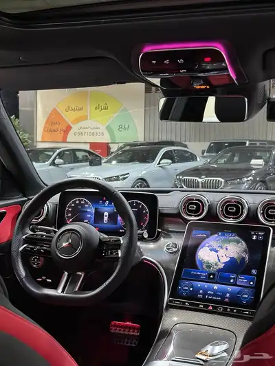 مرسيدس AMG 2023 C300 فل كامل . رصد الفخامة 15