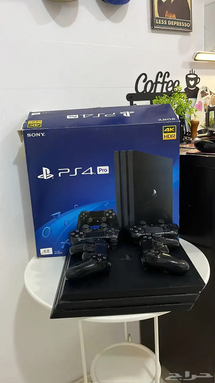 سوني 4برو 1تيرا 4K ع الشرططط 1