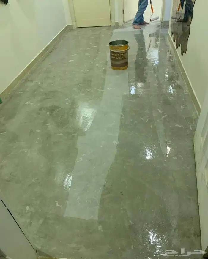 معلم صبة مروحة صبة مطبوعة أرضيات الايبوكسي و مايكرو سمنت 18