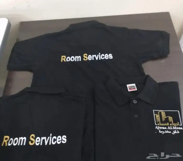 تطريز وطباعه تيشرتات الزي الموحد 35 ريال اقل كميه 12 3