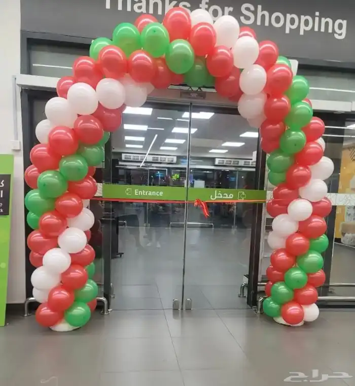 اجهزة افتتاح المحلات كشافات بالونات 12