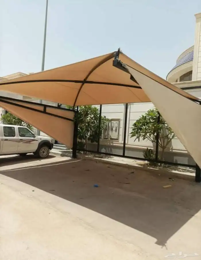 مظلات مواقف سيارات 0
