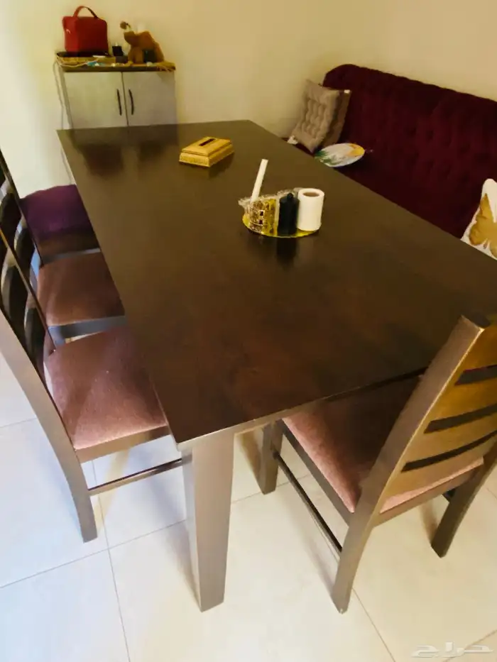 طاولة طعام سفرة مع كراسي 1