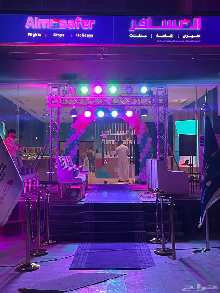 اجهزة افتتاح المحلات كشافات بالونات 0