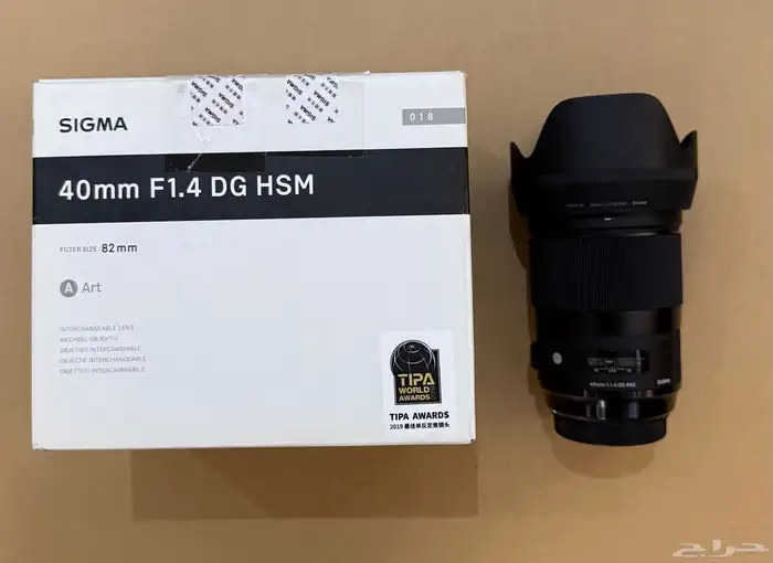 للبيع عدسة سيجما للكانون Sigma 40mm f 1.4 DG HSM Art 0