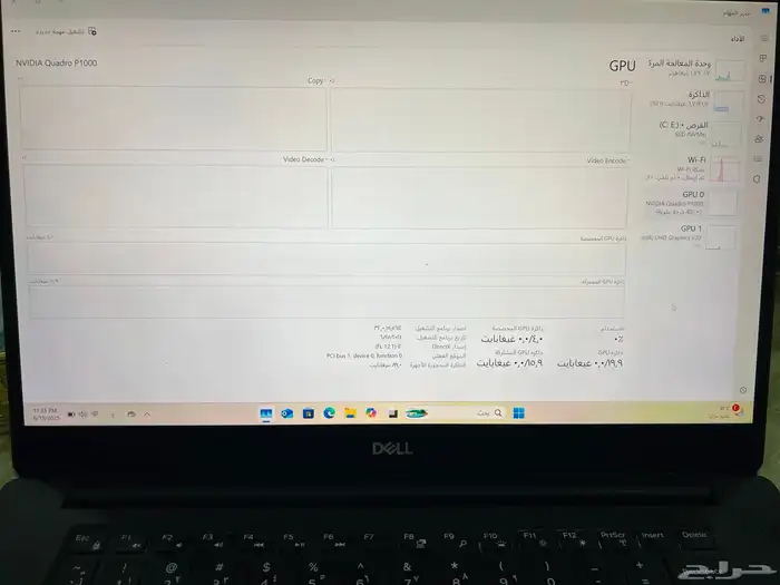 لابتوب ديل precesion قيمنق core i7 رام 32 شاشة 4K 4