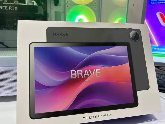 تابلت BRAVE T3 LITE 128GB لم يستخدم جديد ضمان سنتين 0