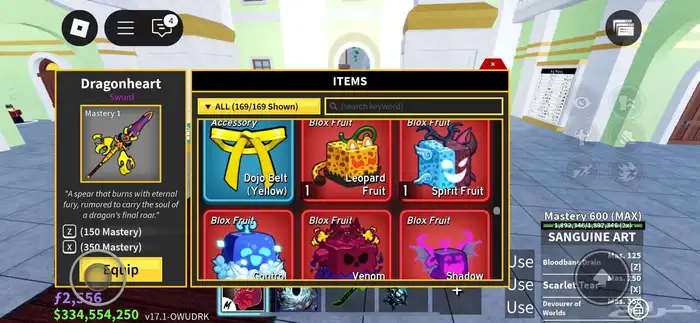 حساب بلوكس فروت 30m 14