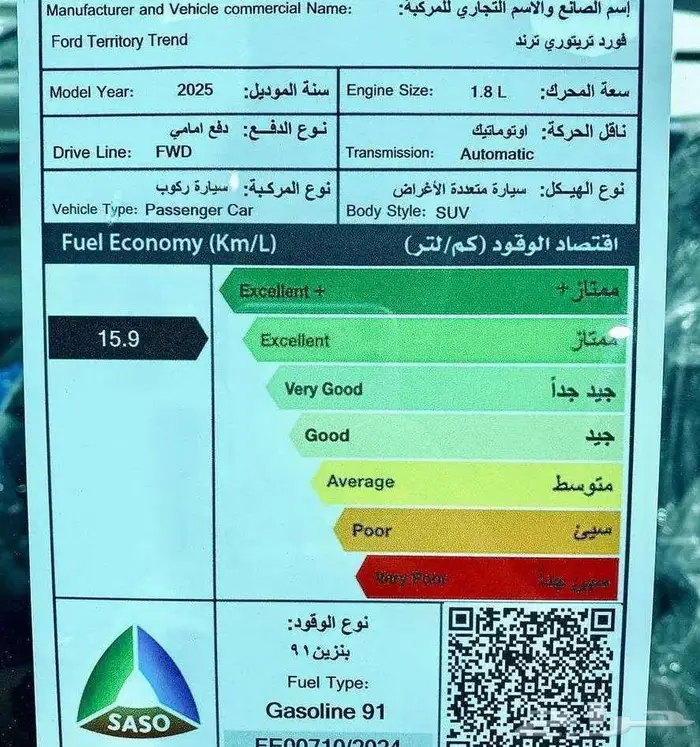 فورد تيريتوري2025متوفرامبيانتي وترندوتتانيوم كاش وأقساط 6