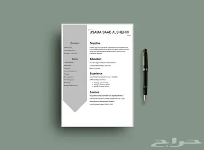 تصميم سيرة ذاتية احترافية قابلة للتعديل بأسعار رمزية 3