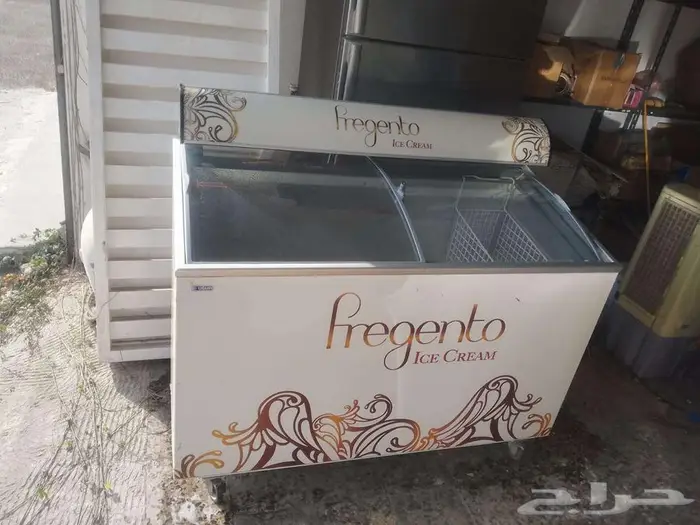 فريزر ايسكريم باب سحب نظيف جدا 0