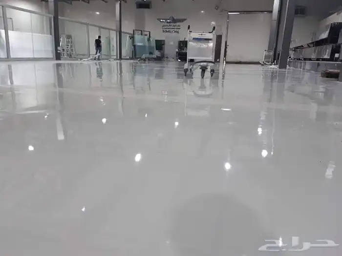 معلم صبة مروحة صبة مطبوعة أرضيات الايبوكسي و مايكرو سمنت 14