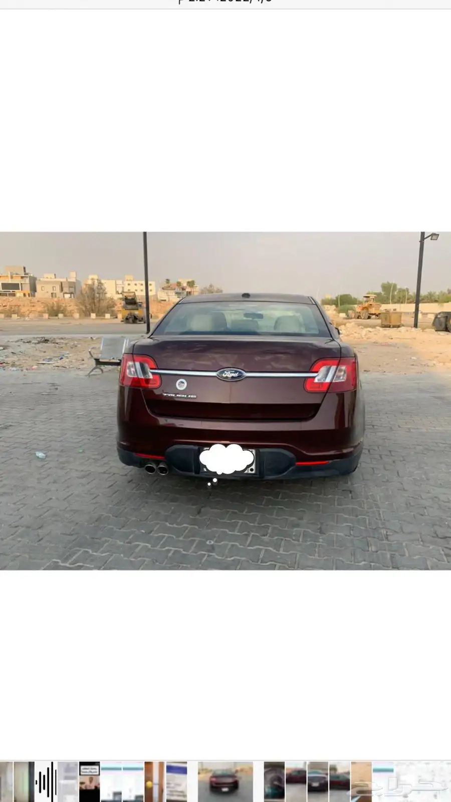 تورس 2012 نظيفة سعودية ممشاها 366 الف قير مكينة شرط بدي شرط 3