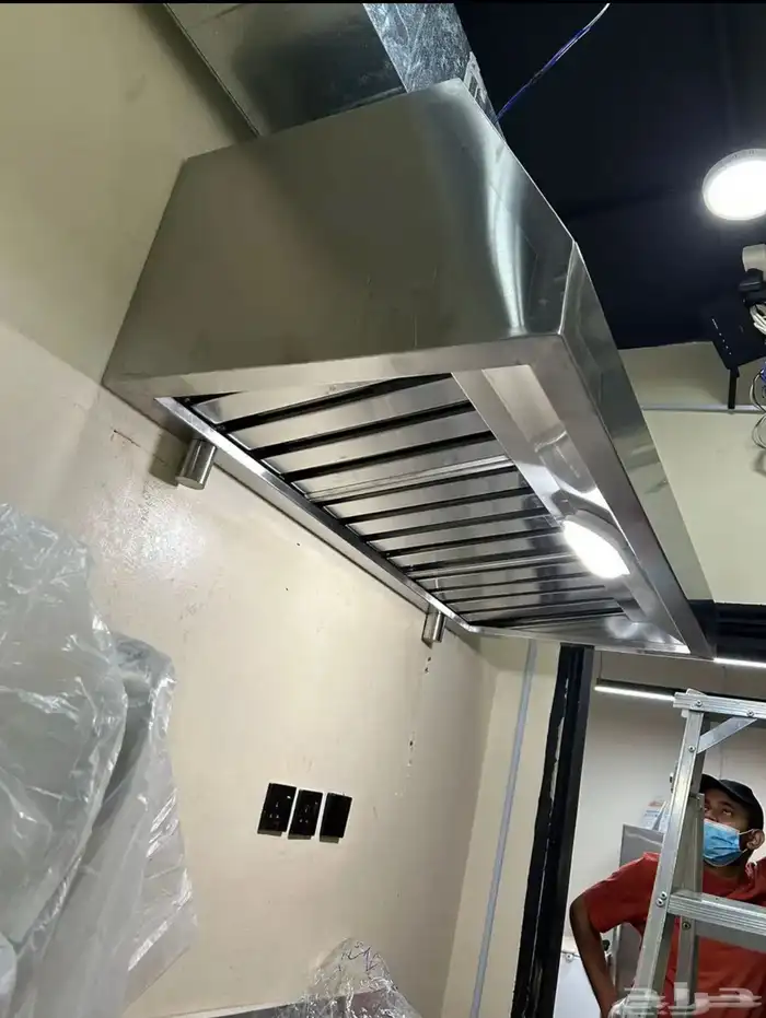 مدخنة وغطاء من الفولاذ مطبخ المطع 5