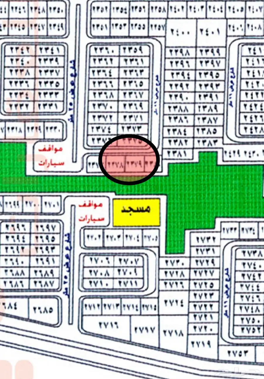 للبيع ارض مميزه شارع وحدائق مساحه 625م 0