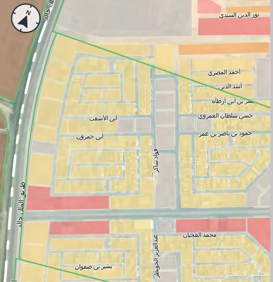 ثلاث أراضي للبيع بحي القيروان بالرياض 0