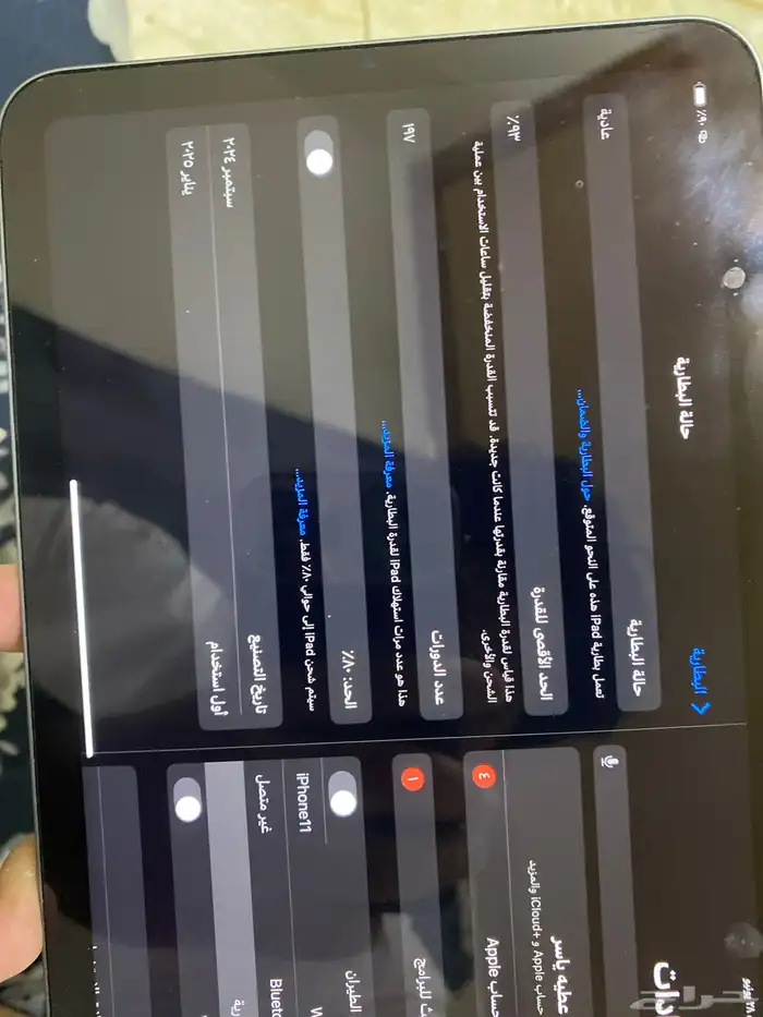 ايباد ميني 7برو مع قلم اصلي من ابل 0