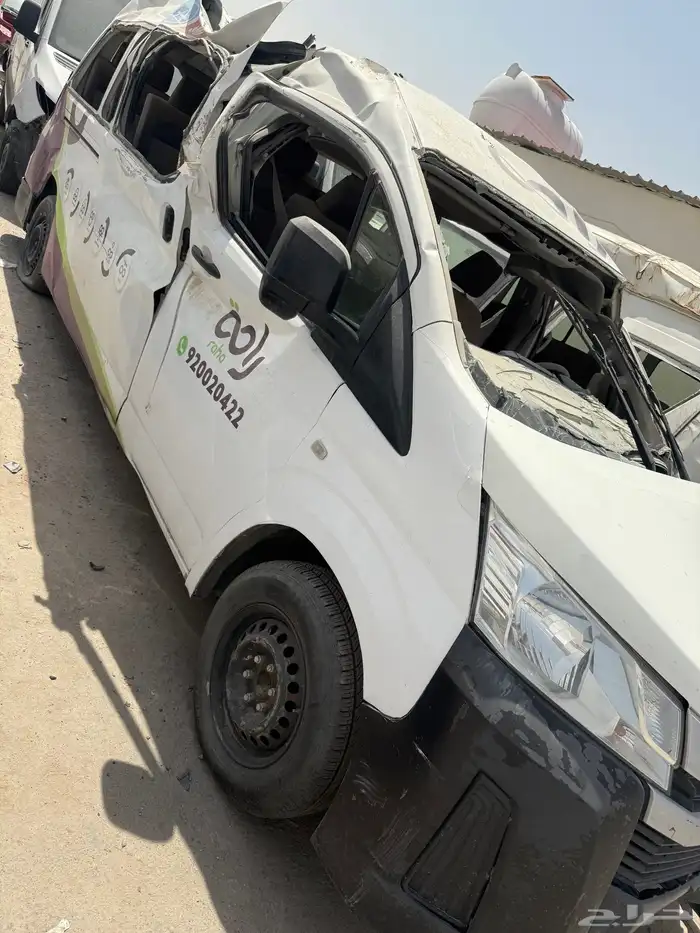 هايس ركاب 2020 مصدوم مقلوب 0