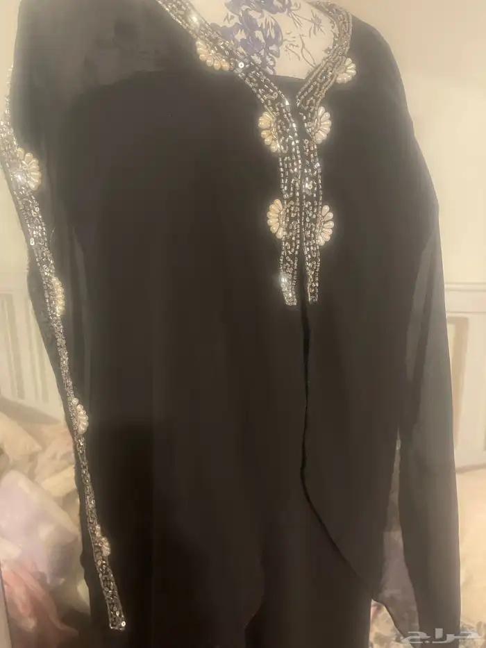 فستان ناعم مناسبا ت لبس مره وحده مقاس اكس لارج 0