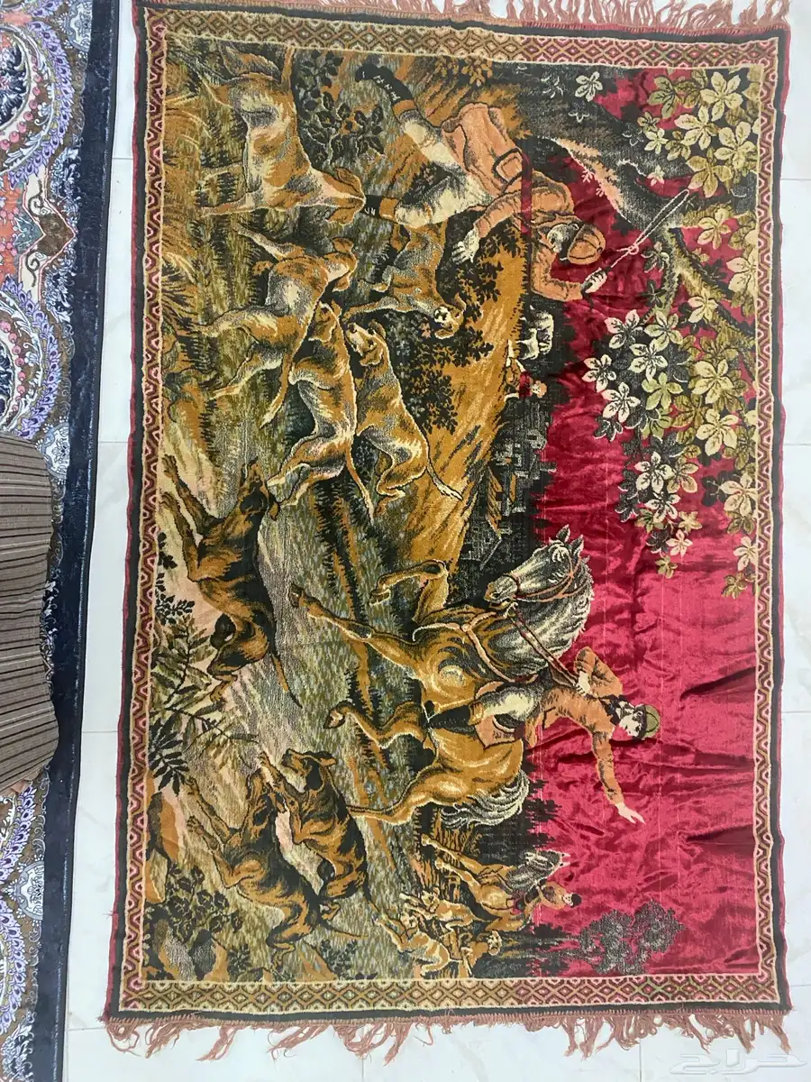 سجاد جداري لوحة فنية قديم 1