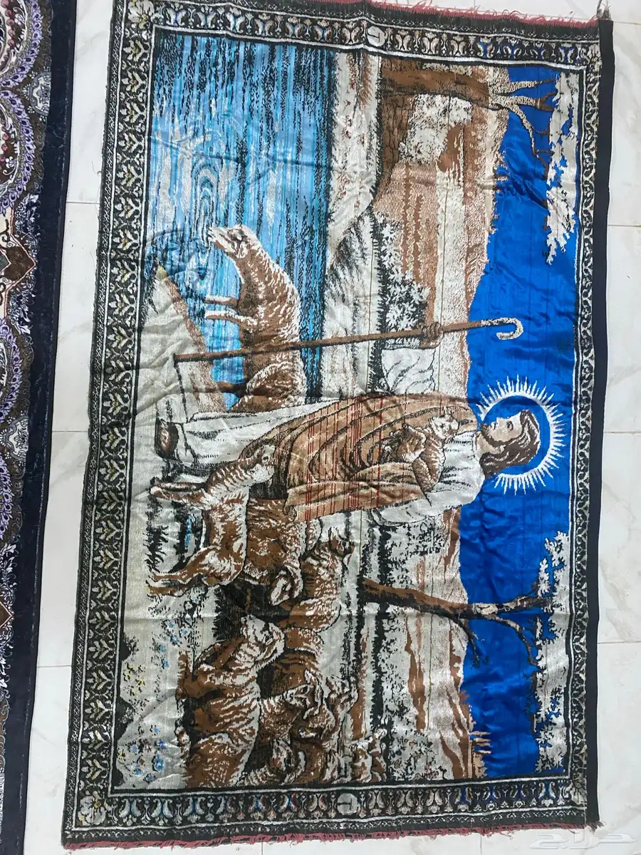 سجاد جداري لوحة فنية قديم 2