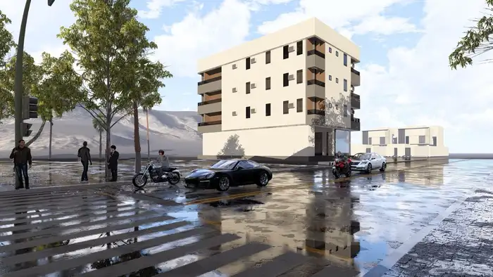 تصميم فلل وعمائر سكنية 3D 6