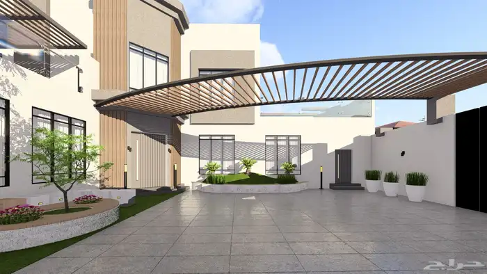 تصميم فلل وعمائر سكنية 3D 30