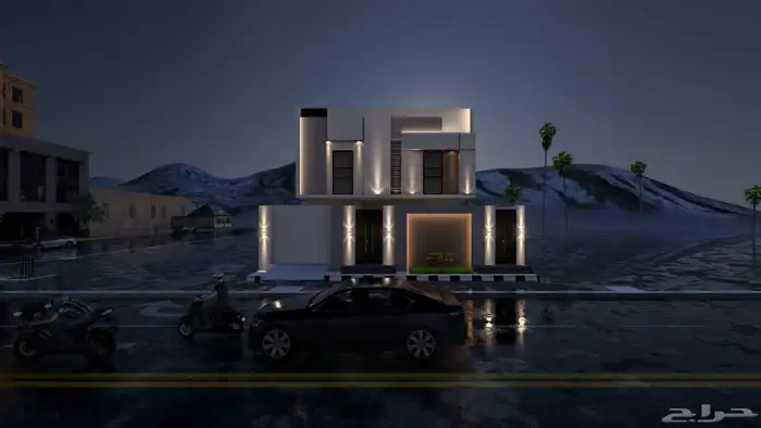 تصميم فلل وعمائر سكنية 3D 3