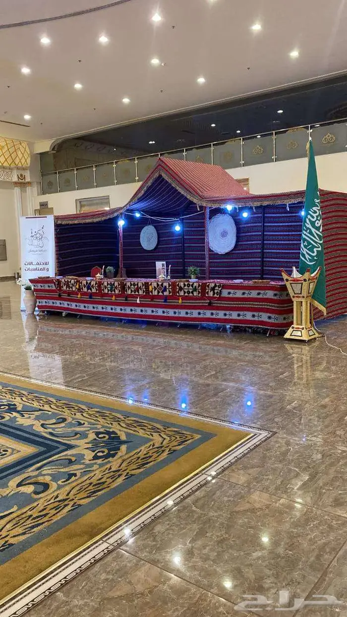 خيمة تراثية شعبية فاخرة لاستقبال الضيوف في المناسبات 4
