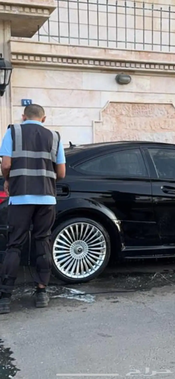 جنوط مرسديس حجمين 19 نيكل مرشوش اسود جديد استخدام شهر 1