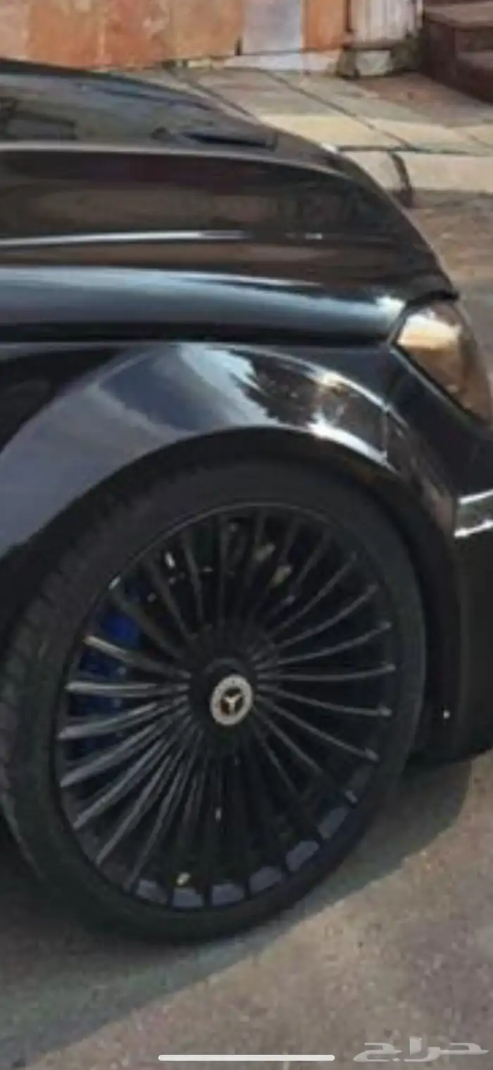 جنوط مرسديس حجمين 19 نيكل مرشوش اسود جديد استخدام شهر 2