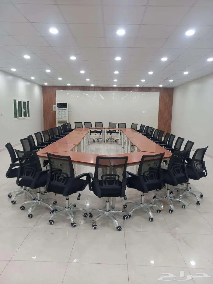 طاولة تدريب جديدة   مشطوفة وسداسية بتصميم متين وجودة 3