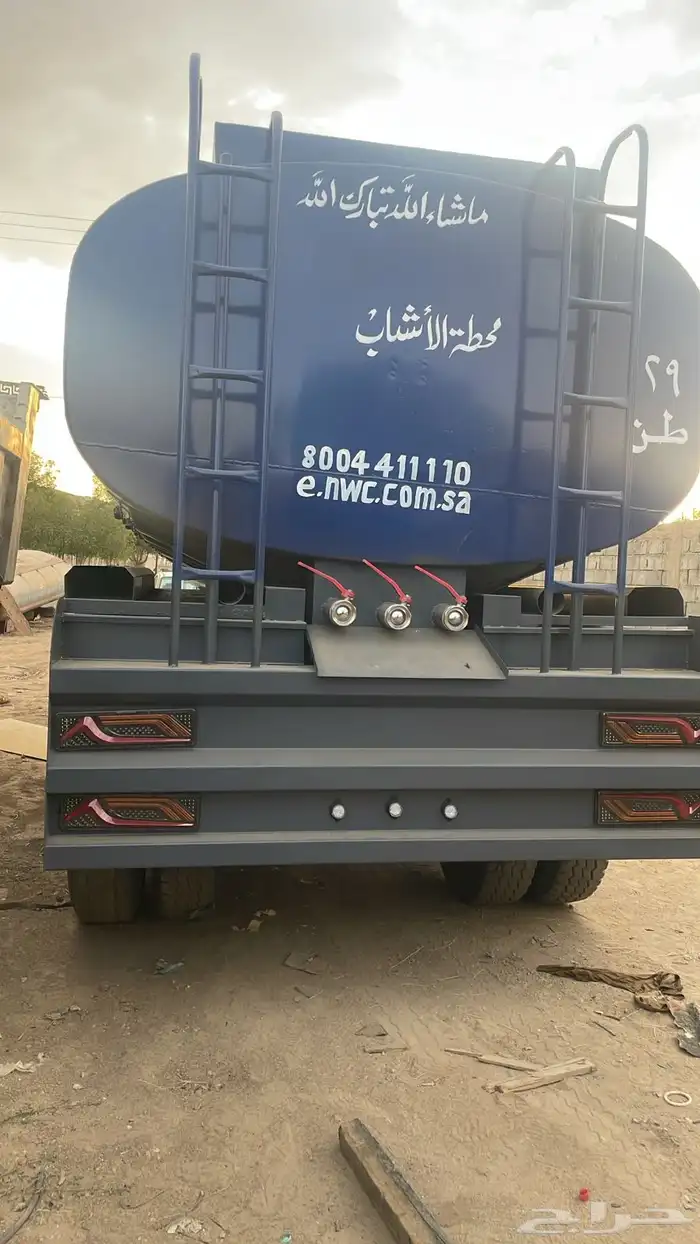 للبيع تانكي تريله جديد 29 طن 4 ملي حديد ابيض مجلفن تايوان 2