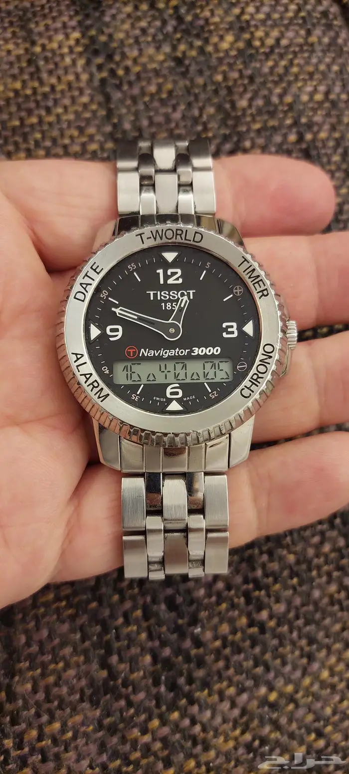 ساعة نوع تيسوت تتش Tissot Touch Navigator 3000 سويسرية 0