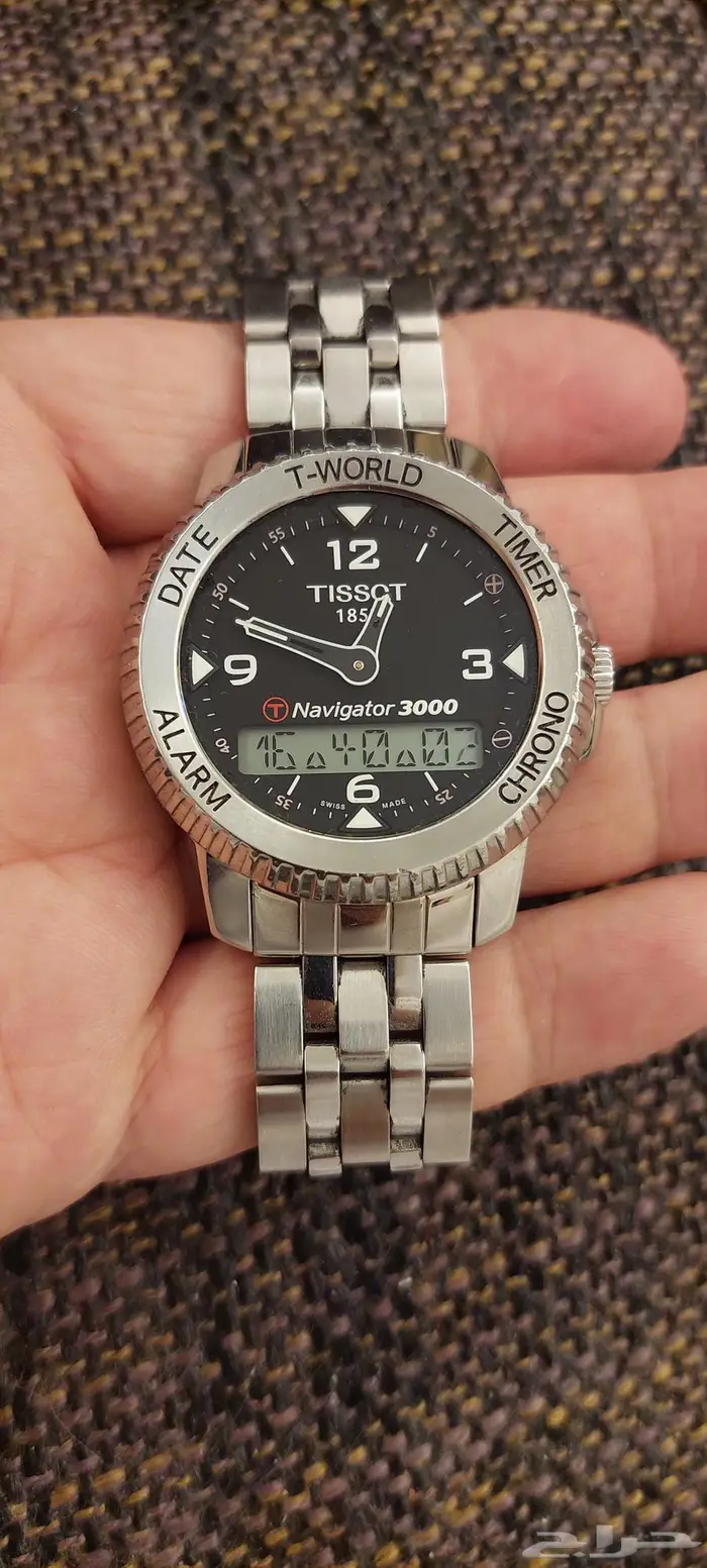 ساعة نوع تيسوت تتش Tissot Touch Navigator 3000 سويسرية 1