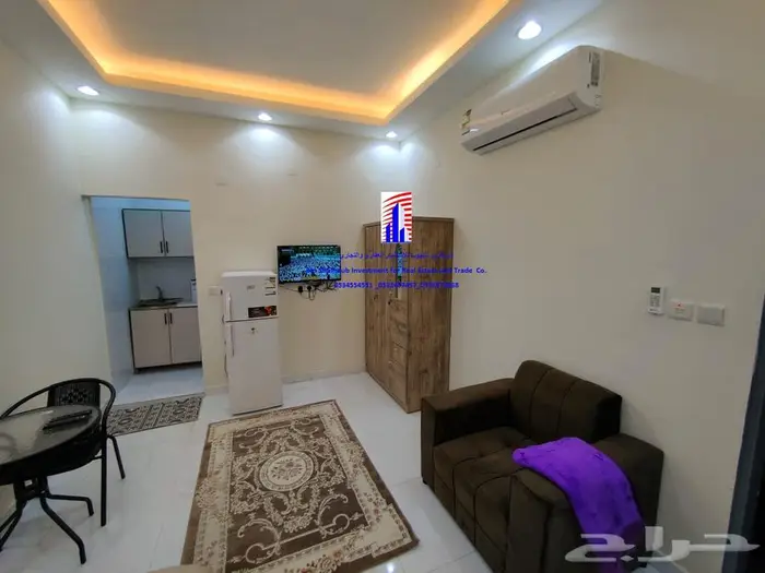 استوديو عزاب للايجار الشهري حي الملز 2