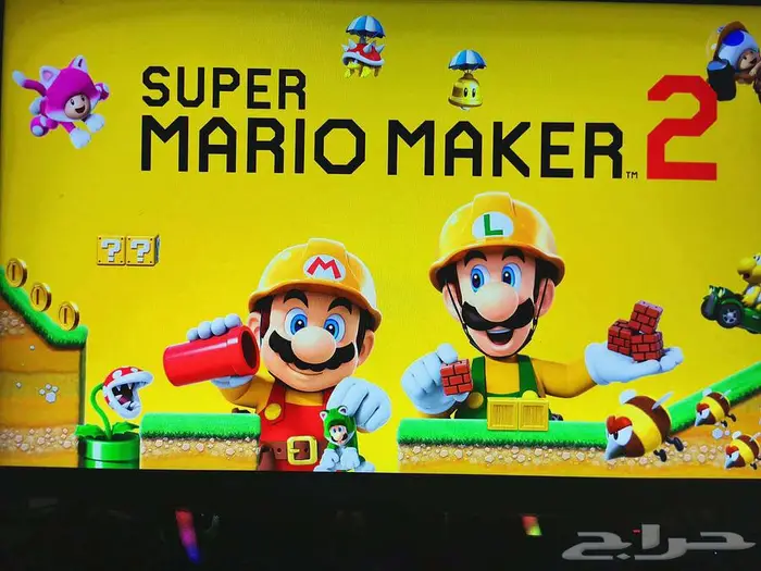 Nintendo Switch v2 نينتيندو سويتش مع 2 ألعاب 7