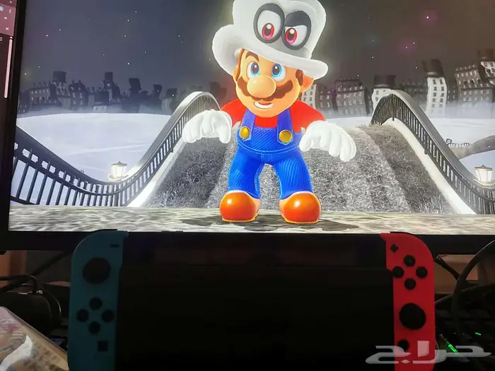 Nintendo Switch v2 نينتيندو سويتش مع 2 ألعاب 5