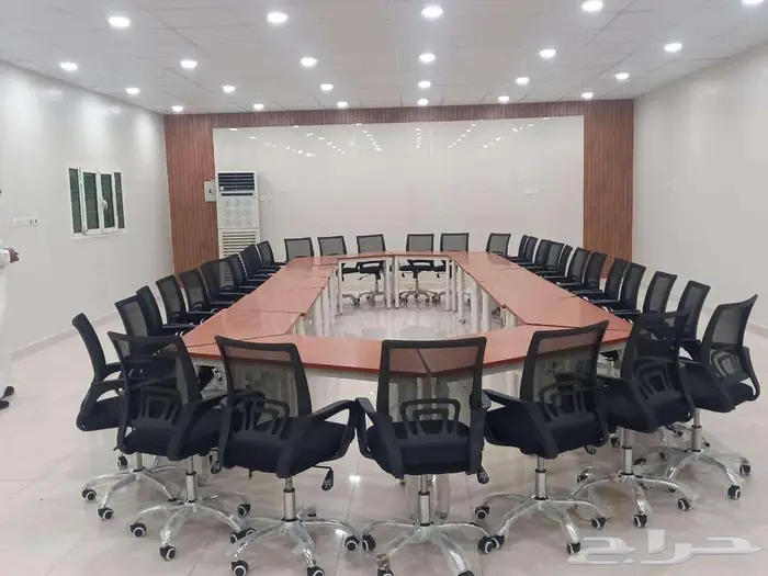 طاولة تدريب جديدة   مشطوفة وسداسية بتصميم متين وجودة 5