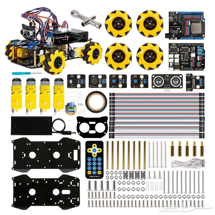 ESP32 مجموعة سيارة روبوت ذكية للتحكم عن بعد برمجة Arduino 5