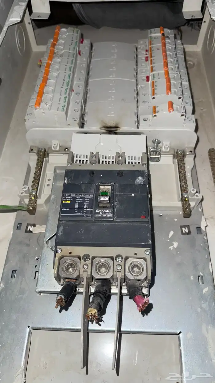 طبلون وقاطع كهرباء شفاط صاج قلي 6