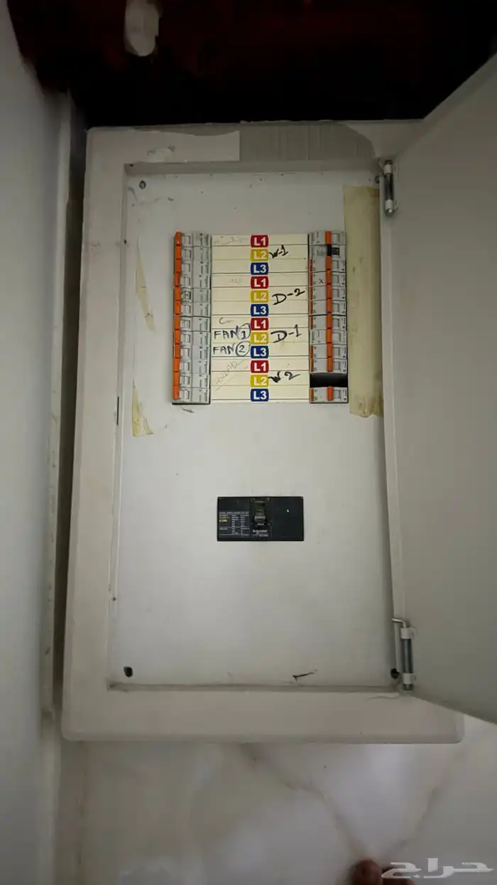 طبلون وقاطع كهرباء شفاط صاج قلي 1