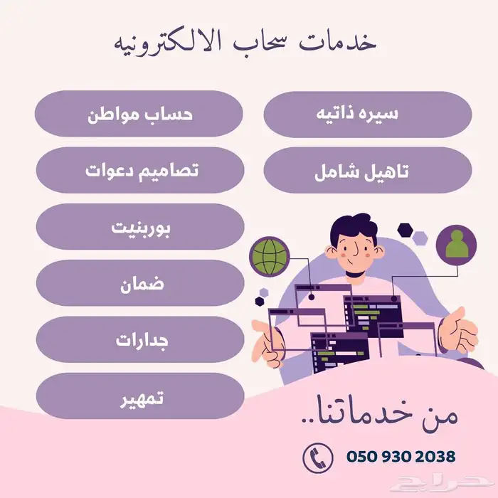 نسوي سيره ذاتيه وتسجيل الضمان وحساب المواطن 0